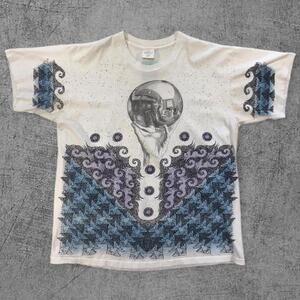 Vintage 1990s MC Escher All Over Print Art Tee